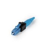 Conector de fibra óptica LC Monomodo Epoxico Simplex Azul para fibra con buffer. Diametro de cable 900um
