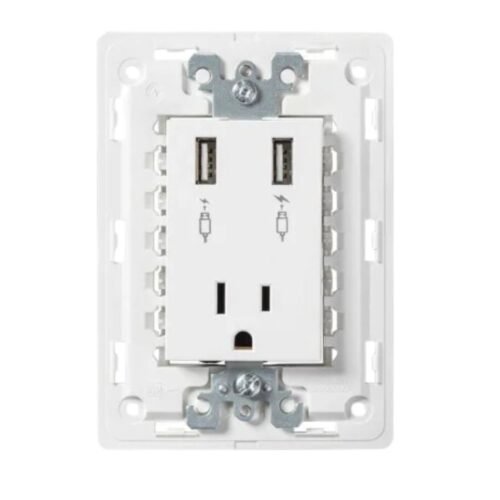 Toma Corriente + 2 Puertos Usb Blanco Simon S25