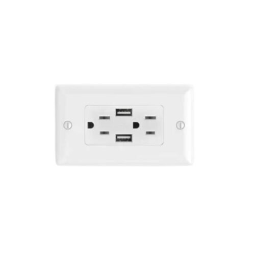 Toma Corriente Doble + Puerto Usb Vesta
